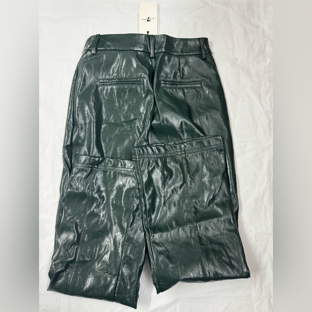 7 For All Mankind Ladies Leather Pants Size S